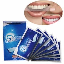 14pairs 5D Private Label Bright White Teeth Whitening Strips Dental Oral Care Bleach