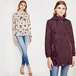 Jackets, pants, skirts, dresses, and blouses