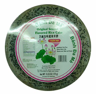 Original sesame flavored rice cake