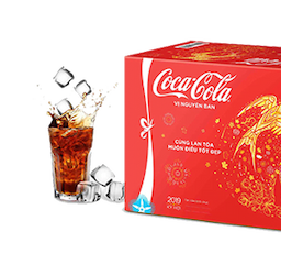 Coca Cola cardboard box
