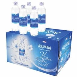 Bottled mineral water cardboard box