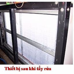 Air conditioner cooling fin cleaning service